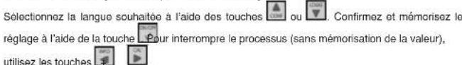 Ebro CT830 - Choix de la langue - 1