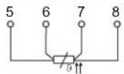 Jumo dTRANS T05 - Terminal assignment and dimensions (mm) of dTRANS T05 T - 6