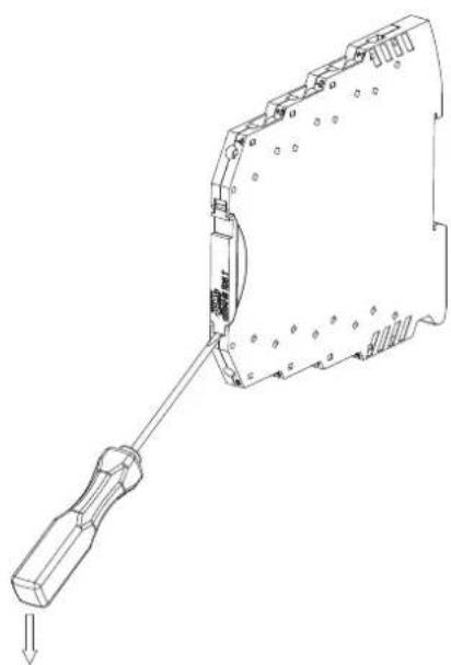 Jumo dTRANS T05 - Opening the hinged cover - 1