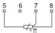 Jumo dTRANS T05 - Terminal assignment and dimensions (mm) of dTRANS T05 T - 5