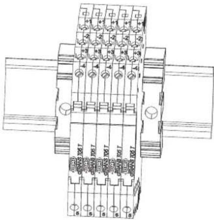 Jumo dTRANS T05 - Hutschienenmontage - 1