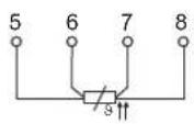 Jumo dTRANS T05 - Anschlussbelegung und Abmessungen (mm) dTRANS T05 T - 6