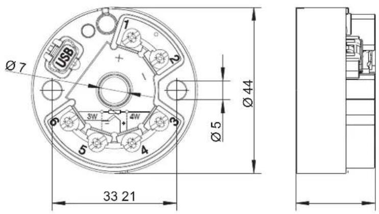 Jumo dTRANS T05 - dTRANS T05 B (707050) transmitter - 1