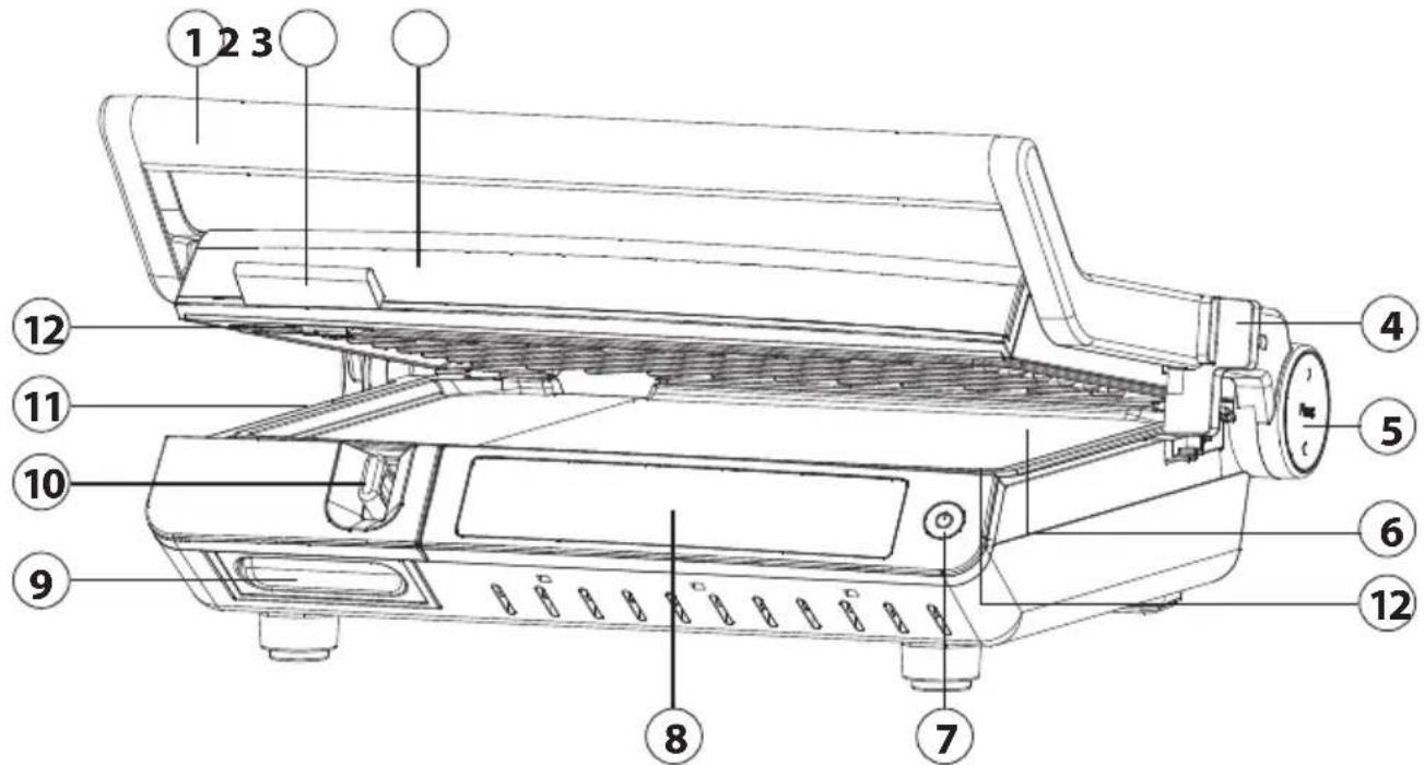 CASO SteakMaster Pro 2838 - Aufbau und Funktion - 1