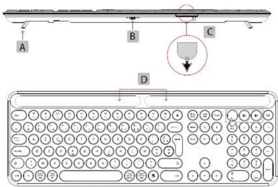Essentiel B Solar SKW White - Installer le clavier - 1
