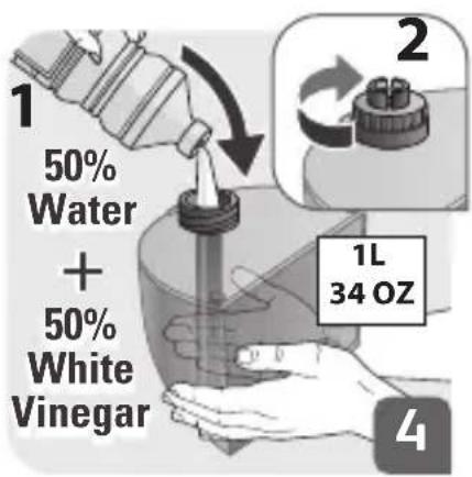 TEFAL Pro Style One IT2440 - DESCALING PROCEDURE - 4
