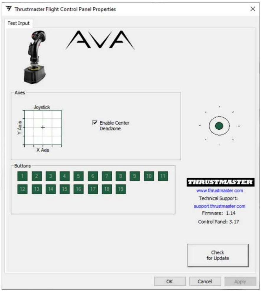 THRUSTMASTER AVA F/A-18 SUPER HORNET FLIGHTSTICK - Ovladaci panel - 2