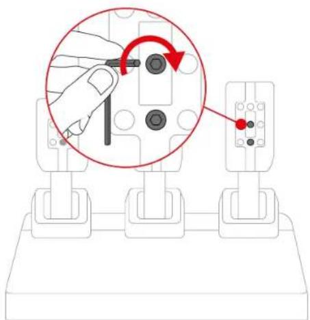 THRUSTMASTER T248 R - Регулировка наклона педалей - 5