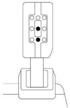 THRUSTMASTER T248 R - Ajustar o espaçamento dos pedais - 1