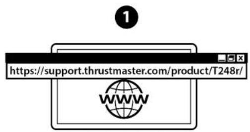 THRUSTMASTER T248 R - Sur PC\* - 1