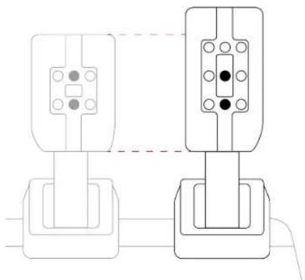 THRUSTMASTER T248 R - Ajustar la altura del pedal del acelerador - 1