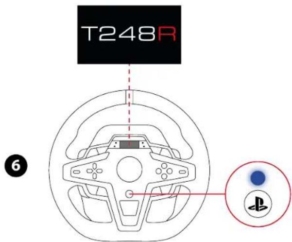 THRUSTMASTER T248 R - Installare il volante e la pedaliera su un supporto\* o in un abitacolo\* - 5