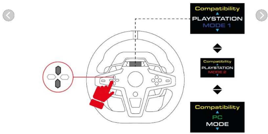THRUSTMASTER T248 R - Alterar o modo de compatibilidade - 6