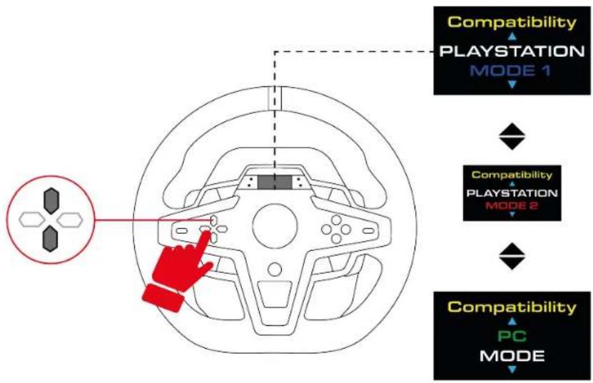 THRUSTMASTER T248 R - De compatibiliteitsmodus wijzigen - 6