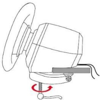 THRUSTMASTER T248 R - Installing the racing wheel on a table or desk - 5