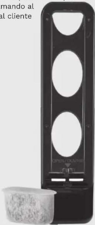 CUISINART Espresso Bar EM640E - Filtro de agua de carbón Inserción del filtro de agua - 2