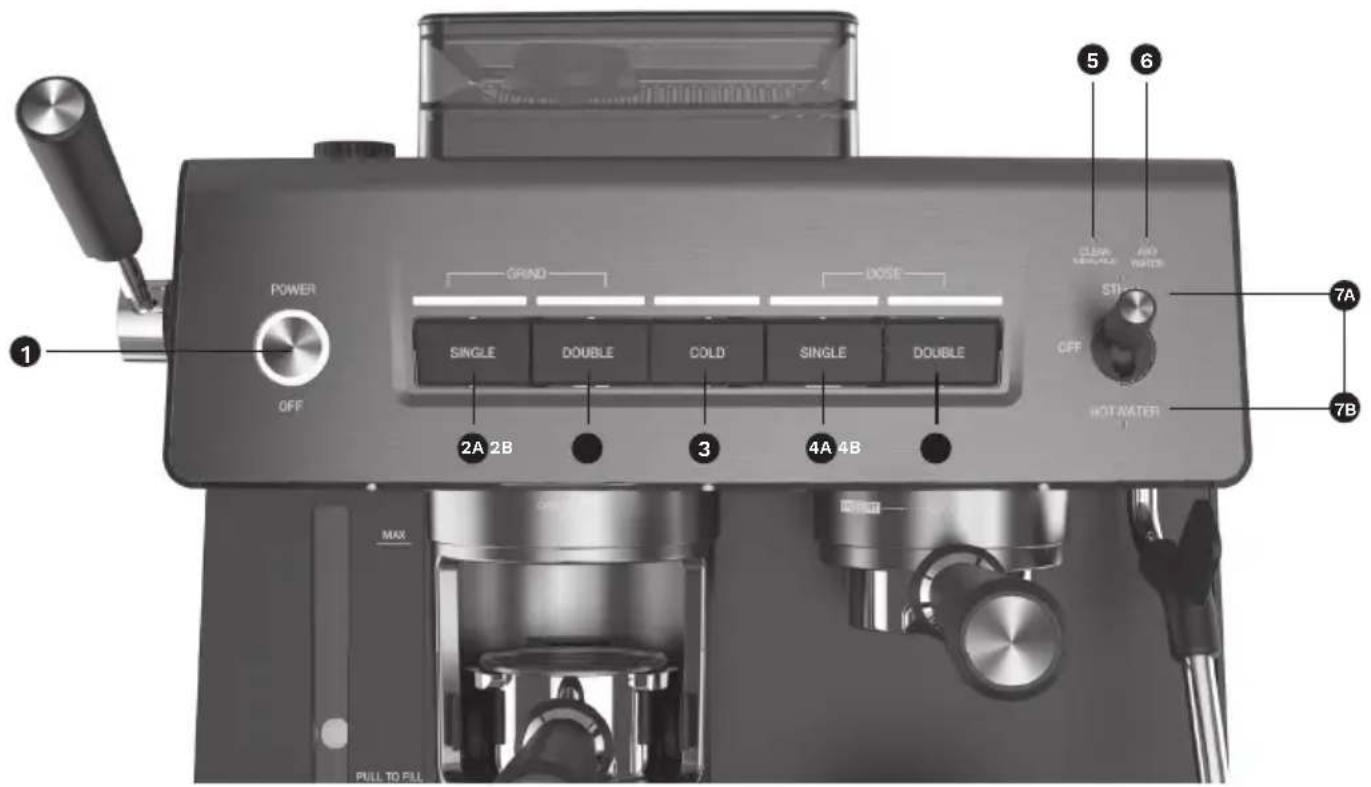 CUISINART Espresso Bar EM640E - 7B.HotWater - 1