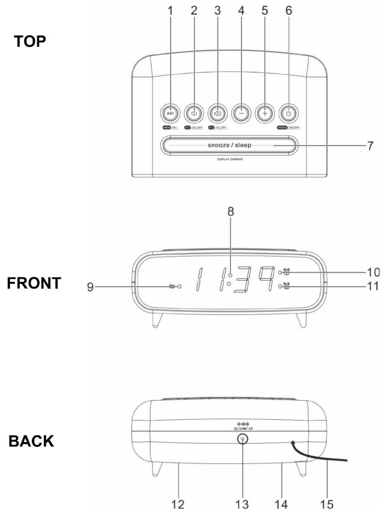 ROADSTAR CLR-2310 - INDEX - 1