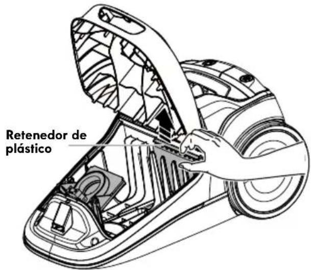 KENMORE BC2005 - LIMPIEZA DEL FILTRO DE SEGURIDAD DEL MOTOR - 1