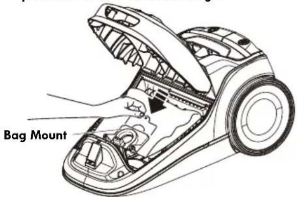KENMORE BC2005 - DUST BAG CHANGING - 1