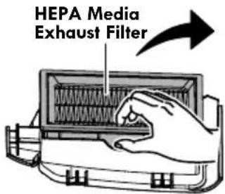 KENMORE BC2005 - EXHAUST FILTER - HEPA MEDIA - 2