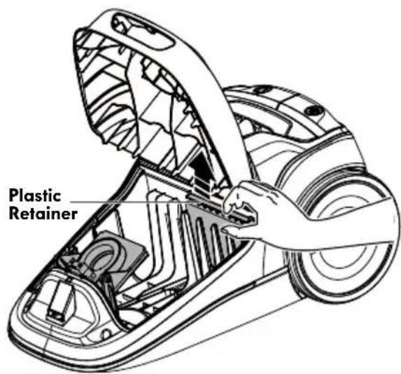 KENMORE BC2005 - MOTOR SAFETY FILTER CLEANING - 1
