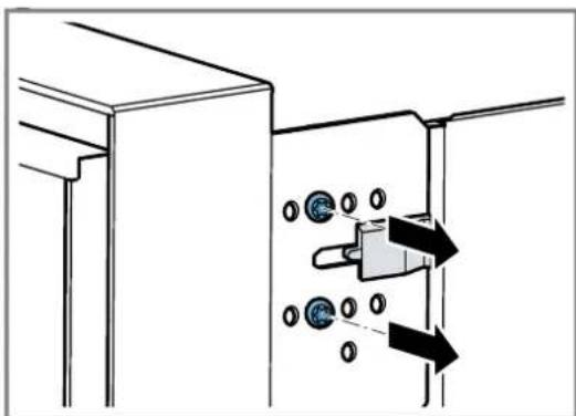 GAGGENAU GS270130 - Modifier l'angle d'ouverture de porte - 2