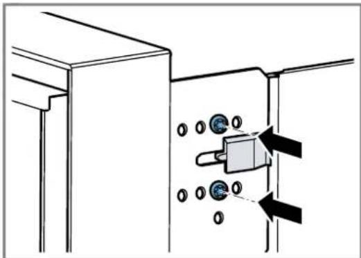 GAGGENAU GS270130 - Modifier l'angle d'ouverture de porte - 4