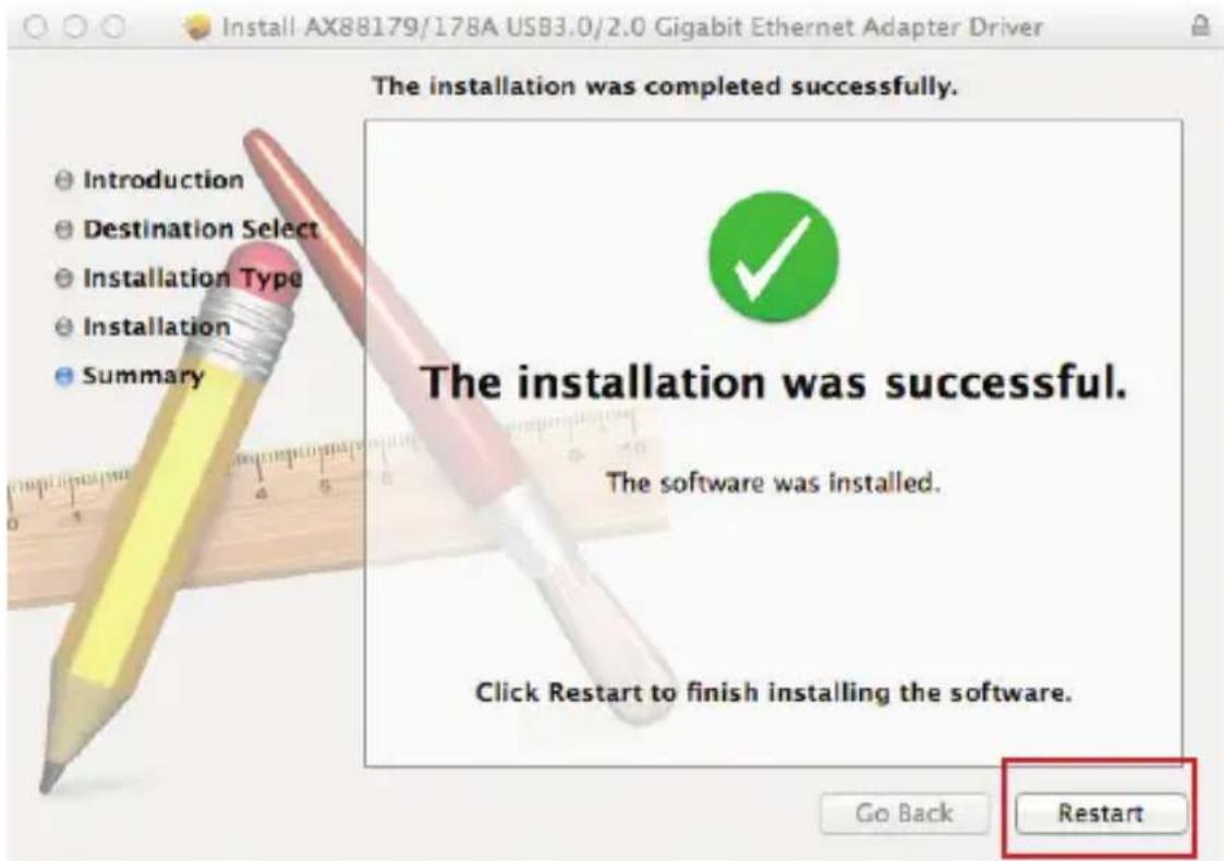 IOGEAR GUC3100 - Cliquez sur Install (Installer) et l'ordinateur redémarrera automatiquement. - 2