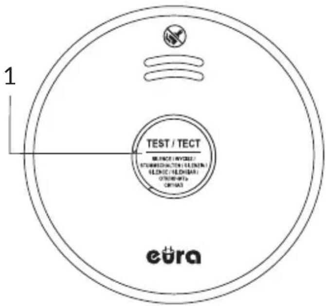 Eura SD-09A2 - INSTALLAZIONE E ISTRUZIONI PER LA SOSTITUZIONE DELLA BATTERIA - 4