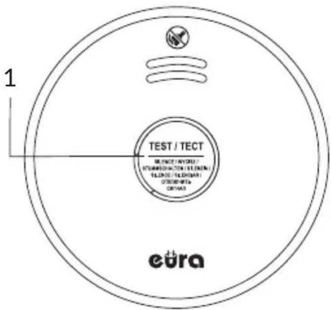 Eura SD-09A2 - УСТАНОВКА И ИНСТРУКЦИЯ ПО ЗАМЕНЕ БАТАРЕЙ - 4