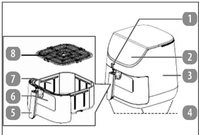 MEDION Life X20 XL - Description des éléments - 1