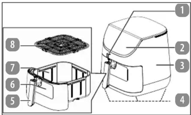 MEDION Life X20 XL - Descripción de las piezas - 1