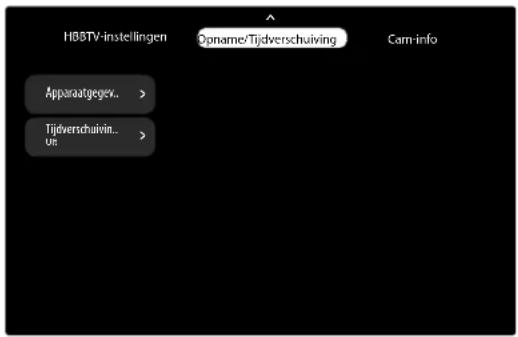 MEDION LIFE X8432505 (MD 843700) - Menu Opname/Tijdverschuiving - 1