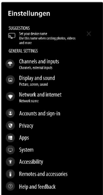 MEDION LIFE X8432505 (MD 843700) - All sett ings menu - 1