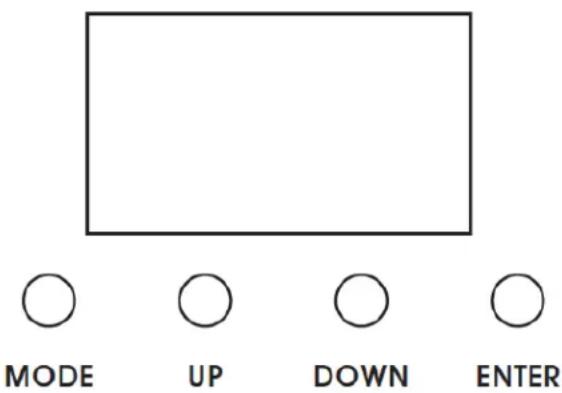 MODE UP DOWN ENTER