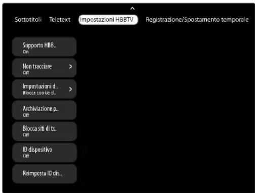 MEDION LIFE X8652505 (MD 865700) - Menu Impostazioni HBBTV - 1