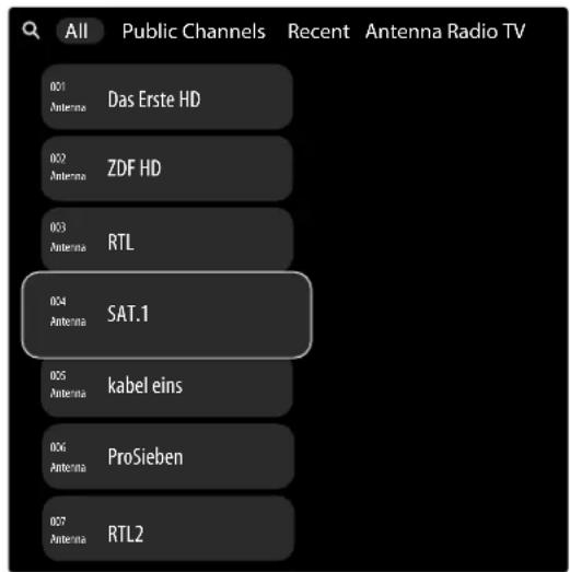 MEDION LIFE X8652505 (MD 865700) - Channel list - 1