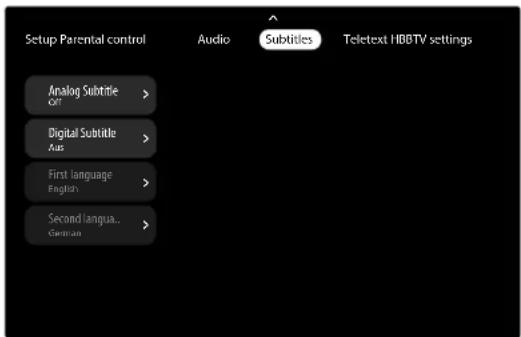 MEDION LIFE X8652505 (MD 865700) - Subtitles menu - 1