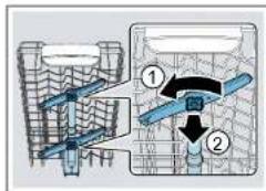 SIEMENS SR85E802LE - Sustituir el brazo aspersor - 2