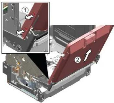 SIEMENS SR85E802LE - Smontaggio della porta interna - 1
