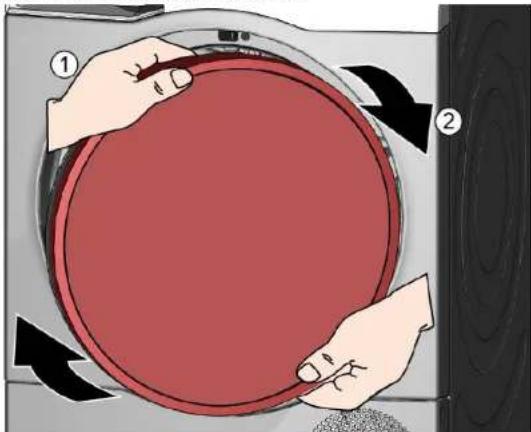 SIEMENS WR47B2C0CH - Demontáž dvířek - 1