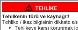 SIEMENS WR47B2C0CH - İkaz bilgilerinin yapısı - 2