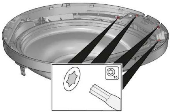SIEMENS WR47B2C0CH - Desmontar a porta - 2