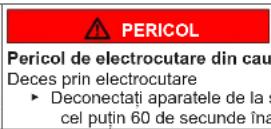 SIEMENS WR47B2C0CH - Structura avertismentelor - 4