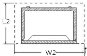 TCL RF045DWE0 - Este frigorífico no está diseñado para su uso empotrado - 2
