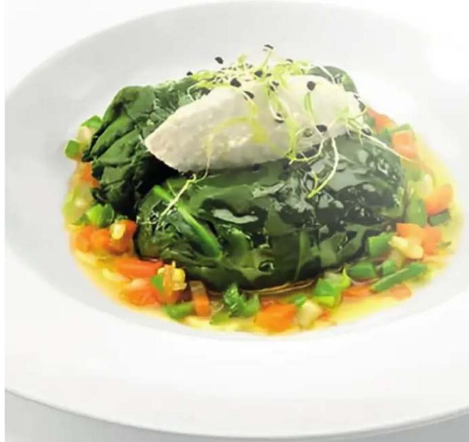 JANE Chefkiss - - Spinach Bundle with Vegetables and Fresh Cheese - 2