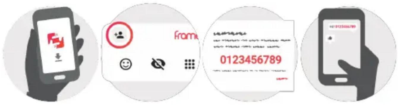 ROLLEI Smart Frame WiFi 1010 - Collegare un nuovo amico - 1