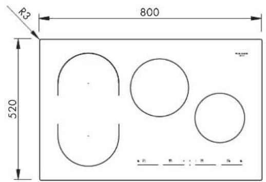 Fulgor Milano FSH 804 ID TS WH 1 - N.B.: - 3