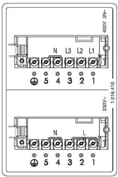 Fulgor Milano FSH 804 ID TS WH 1 - Conexión electrica (Fig. 8) - 5